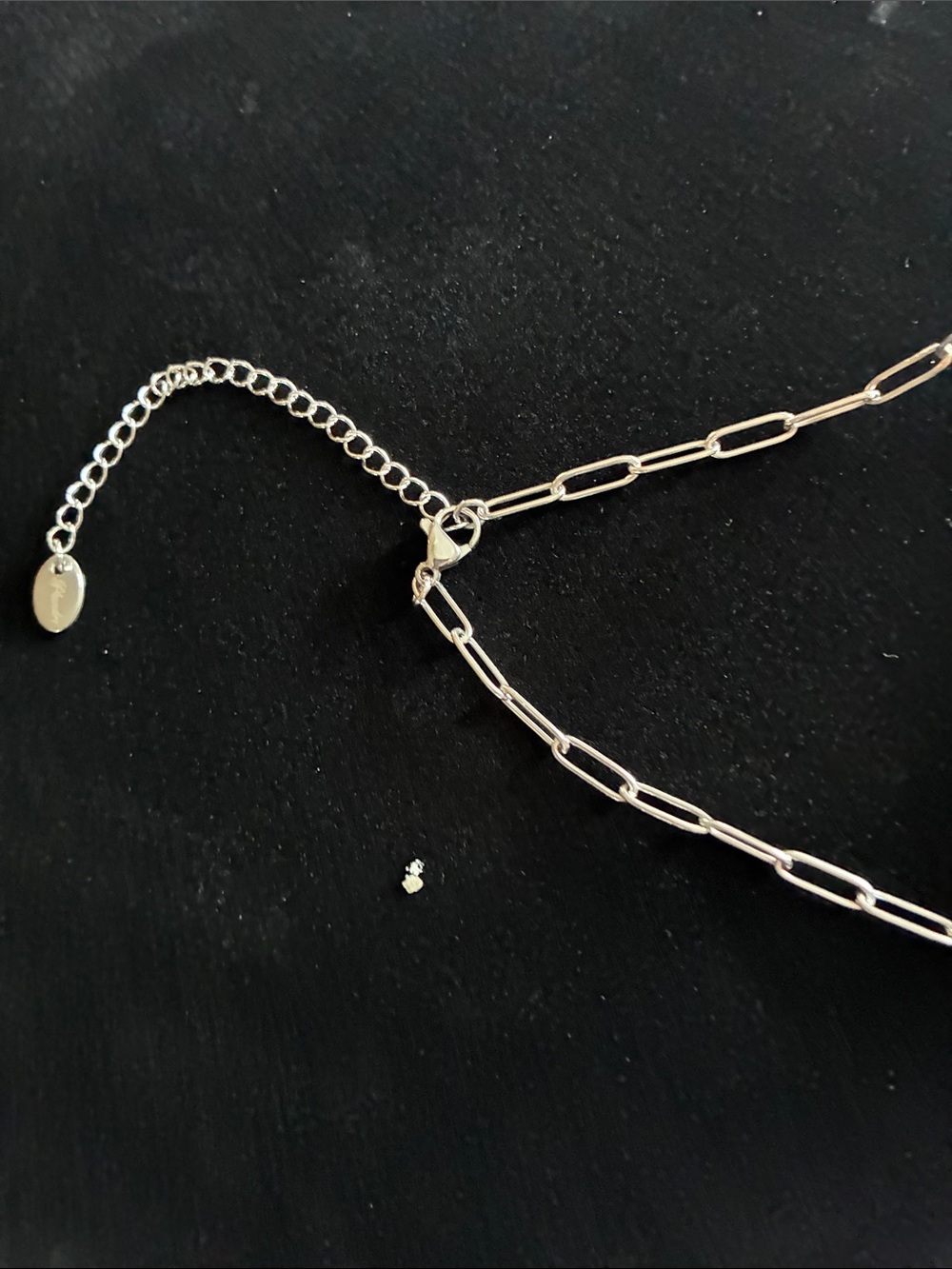 Plunder design, Sandra Silvertone clear crystal pendant necklace - Picture 2 of 2